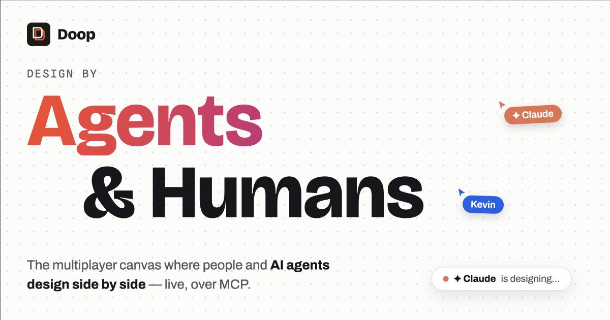 Doop — designed by Agents & Humans